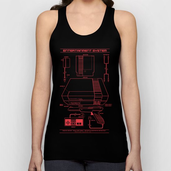 Entertainment System (dark) Unisex Tank Top
