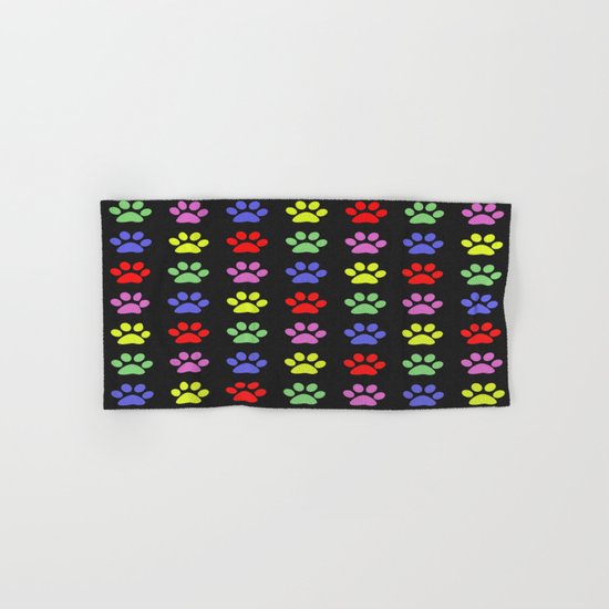 Paw Prints Pattern II Hand & Bath Towel