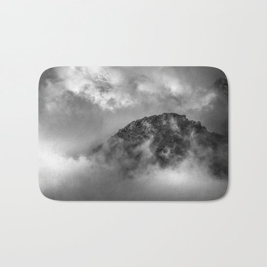 "Into the clouds at 3300 meters high" Bath Mat