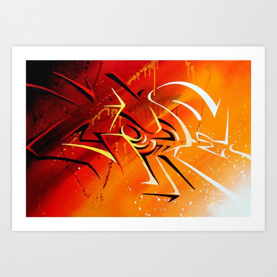 Light n' shad Art Print
