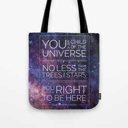 Child of the Universe Tote Bag