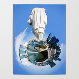 Singapore, The Merlion Poster