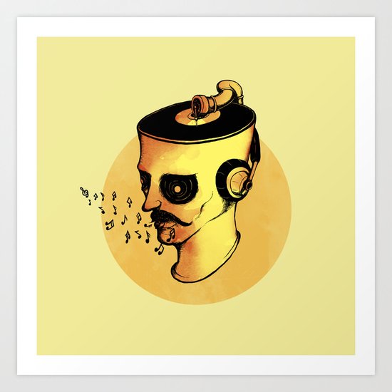 Record Player - ANALOG zine Art Print