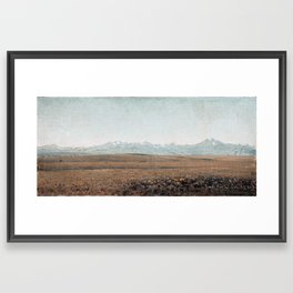 Sanford Robinson Gifford Longs Peak, Colorado Framed Art Print | Hudsonriverschool, Colorado, Luminism, Longspeak, Mountain, Oil, Painting, Scenic, Natural, Landscape 