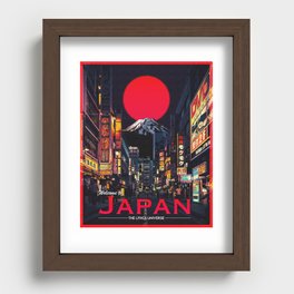 JAPAN POSTCARD. Recessed Framed Print