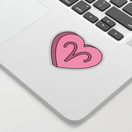 Aries Candy Hearts Sticker
