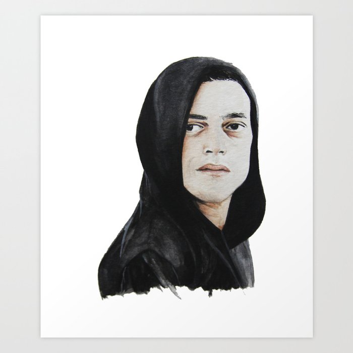 Elliot Mr. Robot Art Print