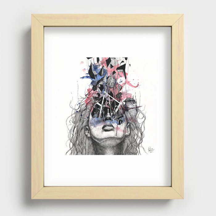 nothin Recessed Framed Print