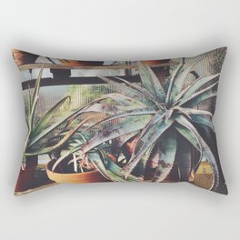 Cactus Wall Rectangular Pillow