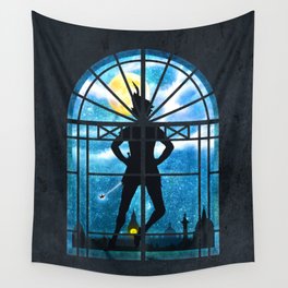 A Strange Visitor Wall Tapestry