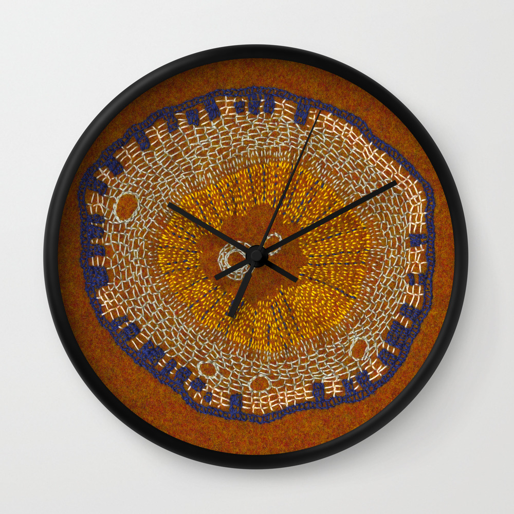 embroidery clock