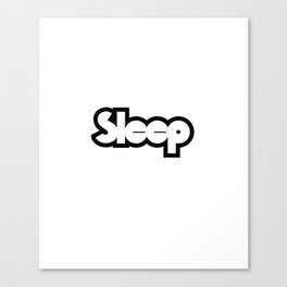sleep Canvas Print