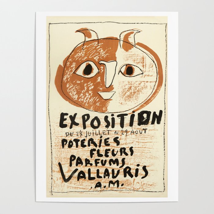 Third Vallauris Poster by Pablo Picasso Poster