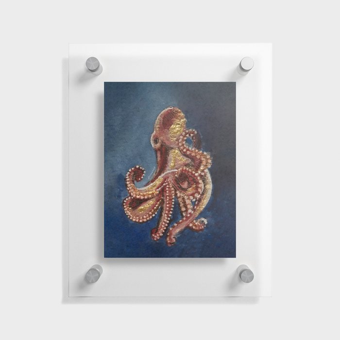 Octopus Floating Acrylic Print