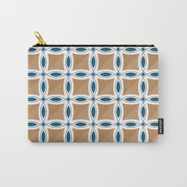 Circles with lens pattern and Diamond Carry-All Pouch