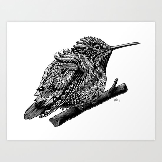 Hummingbird Art Print