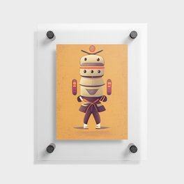Karate Bot Floating Acrylic Print