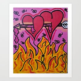 Twin Flame Art Print