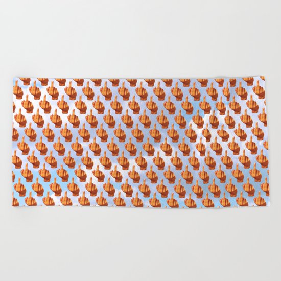 A Flock of Birds Beach Towel