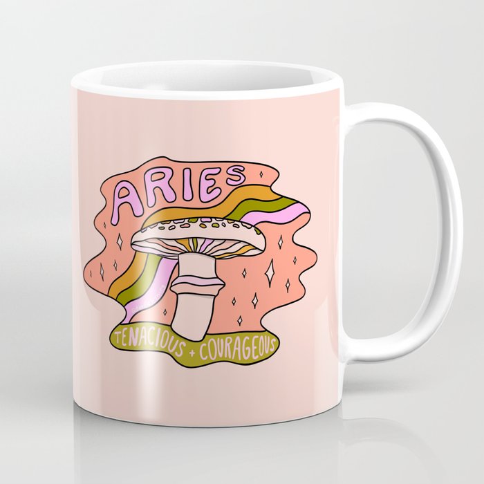Aries Mushroom Coffee Mug