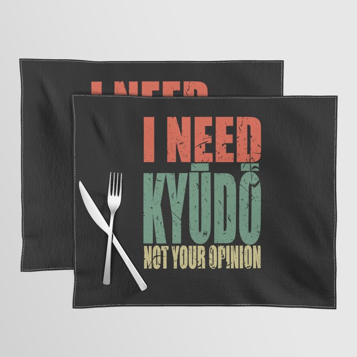 Kyūdō Saying Funny Placemat