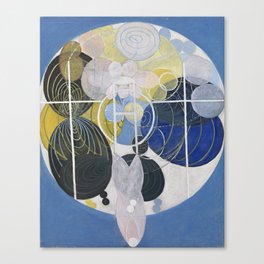 Hilma Af Klint "The Large Figure Paintings, No. 5, Group III, The Key to All Works to Date, The WU/R Canvas Print