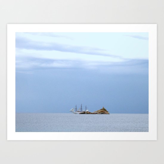 Far from East Art Print