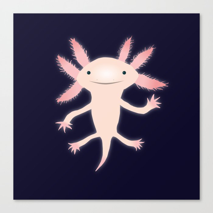 Axolotl vector illustration Leinwanddruck