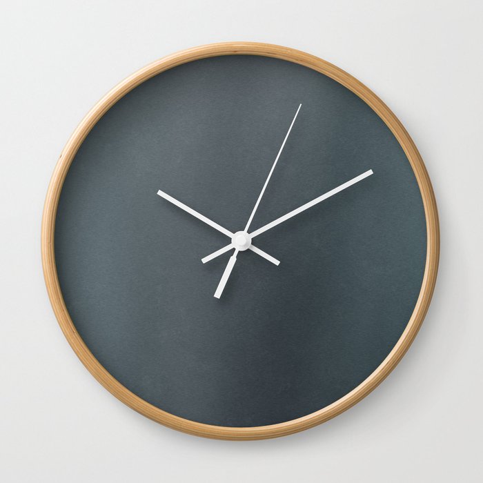 Blue Grey Wall Clock