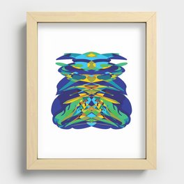 Abstract  Recessed Framed Print