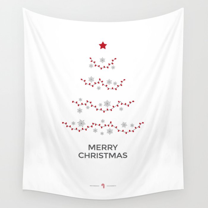 Merry Christmas Wall Tapestry