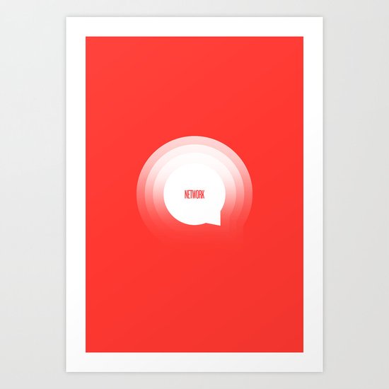 Network Art Print