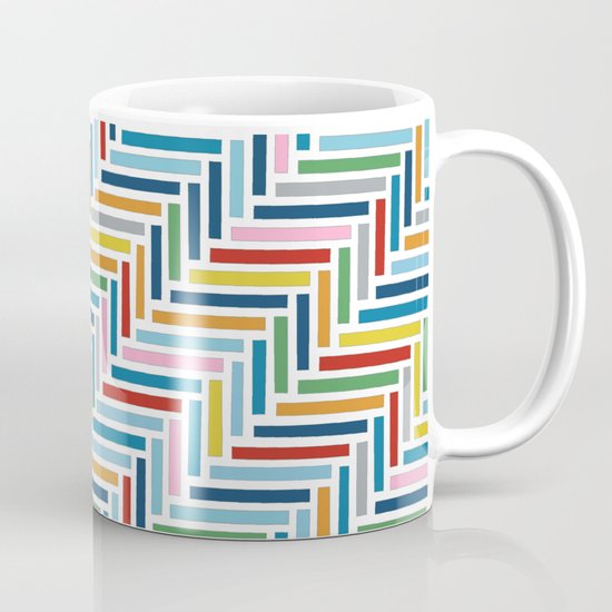 Herringbone 45 Colour Coffee Mug
