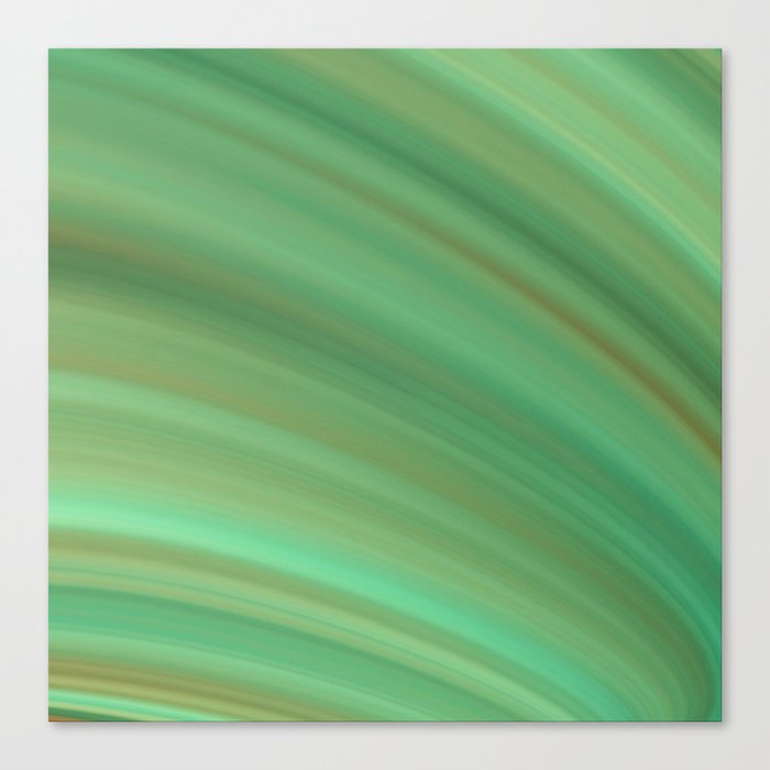 Mint Chocolate Abstract Canvas Print