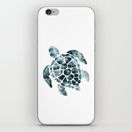 Sea Turtle - Turquoise Ocean Waves iPhone Skin