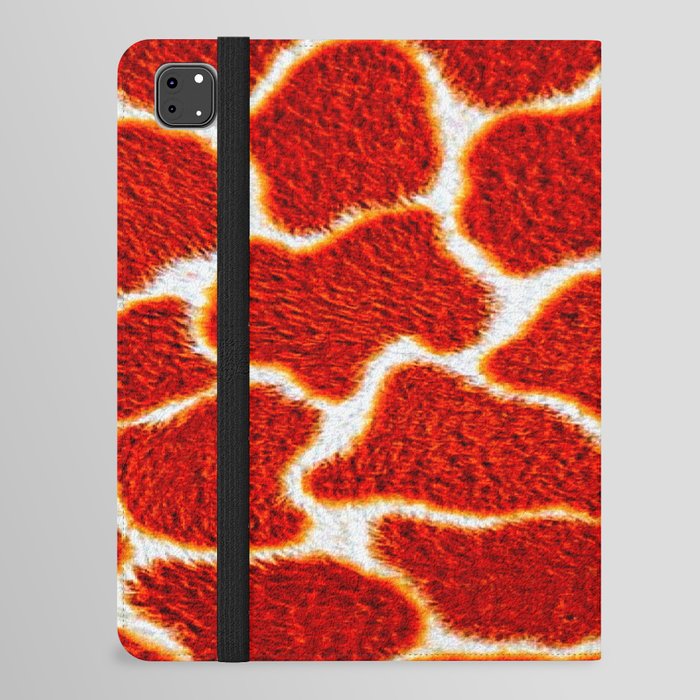 Sunburned giraffe ski iPad Folio Case