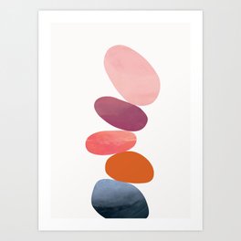Balancing Stones 23 Art Print