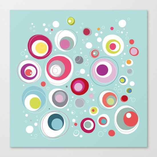 Bubbles Canvas Print