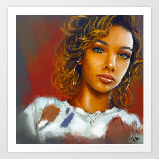 A look Art Print