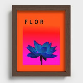 F L O R Recessed Framed Print