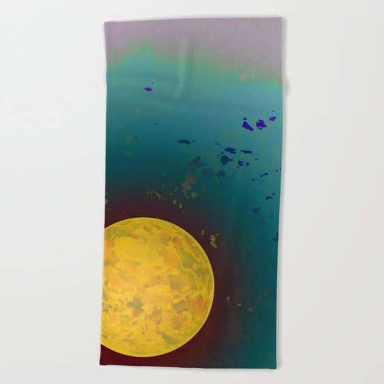 Dust 01 - Post Biological Universe Beach Towel