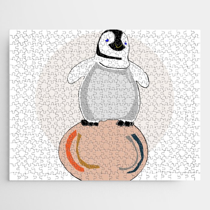 Penguin on top of an Egg Jigsaw Puzzle