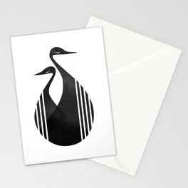 Couple of Cranes Stationery Card
