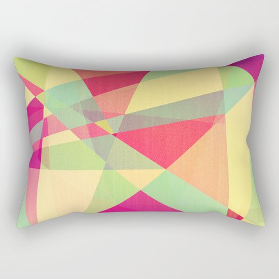Summer Abstract Rectangular Pillow