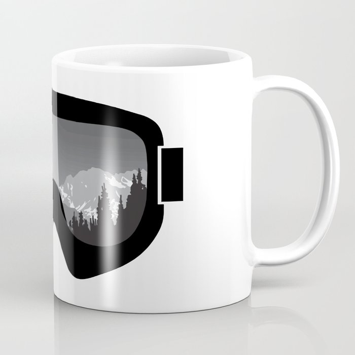Moonrise Goggles - B+W - Black Frame | Goggle Designs | DopeyArt Coffee Mug