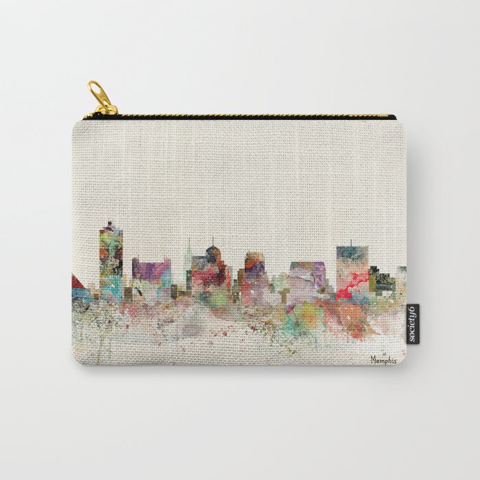 memphis tennessee skyline Carry-All Pouch