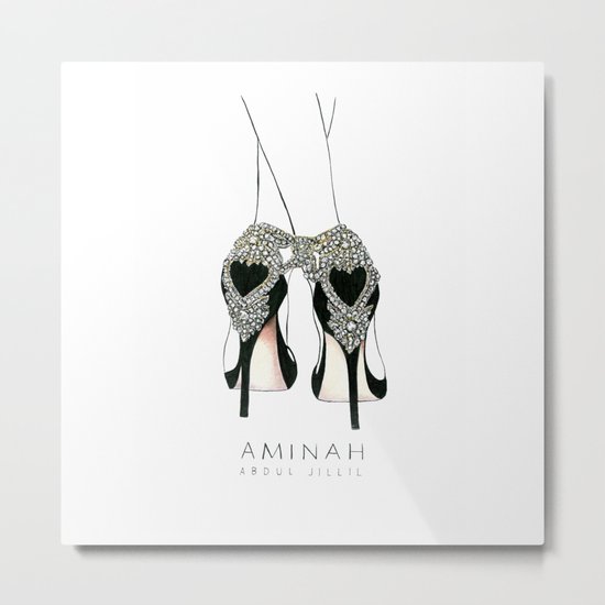 Diemond shoes Metal Print
