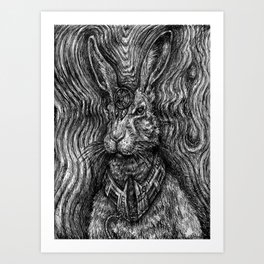 Hare Guardian Art Print