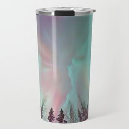 Deep Pastel Aurora Borealis Travel Mug