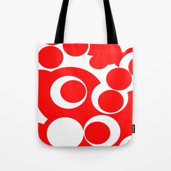 red circles Tote Bag